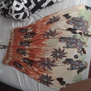 A mini half shoulder dress